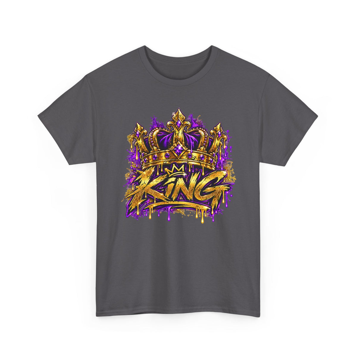 King Crown T-Shirt — 'I’m King' Bold Graffiti Tee