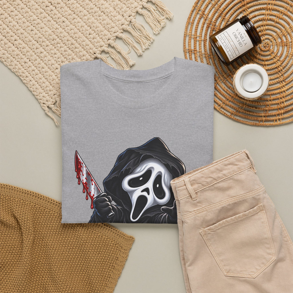 Ghostface Horror Halloween T-Shirt