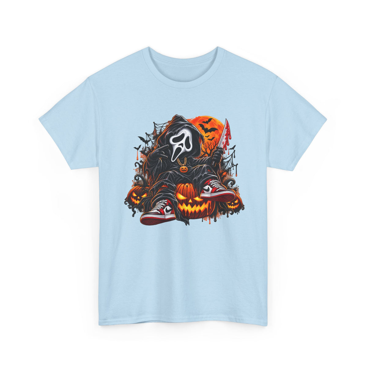 Halloween Ghostface Pumpkin Horror T-Shirt