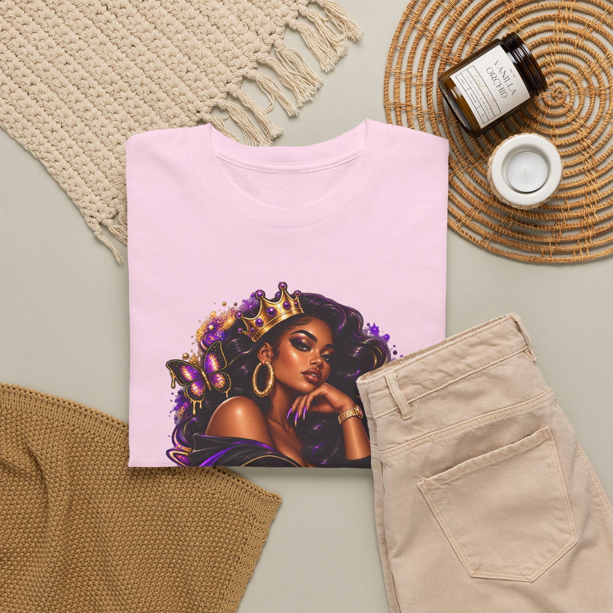 Built Different Tee — Empowering Black Queen Graphic T-Shirt