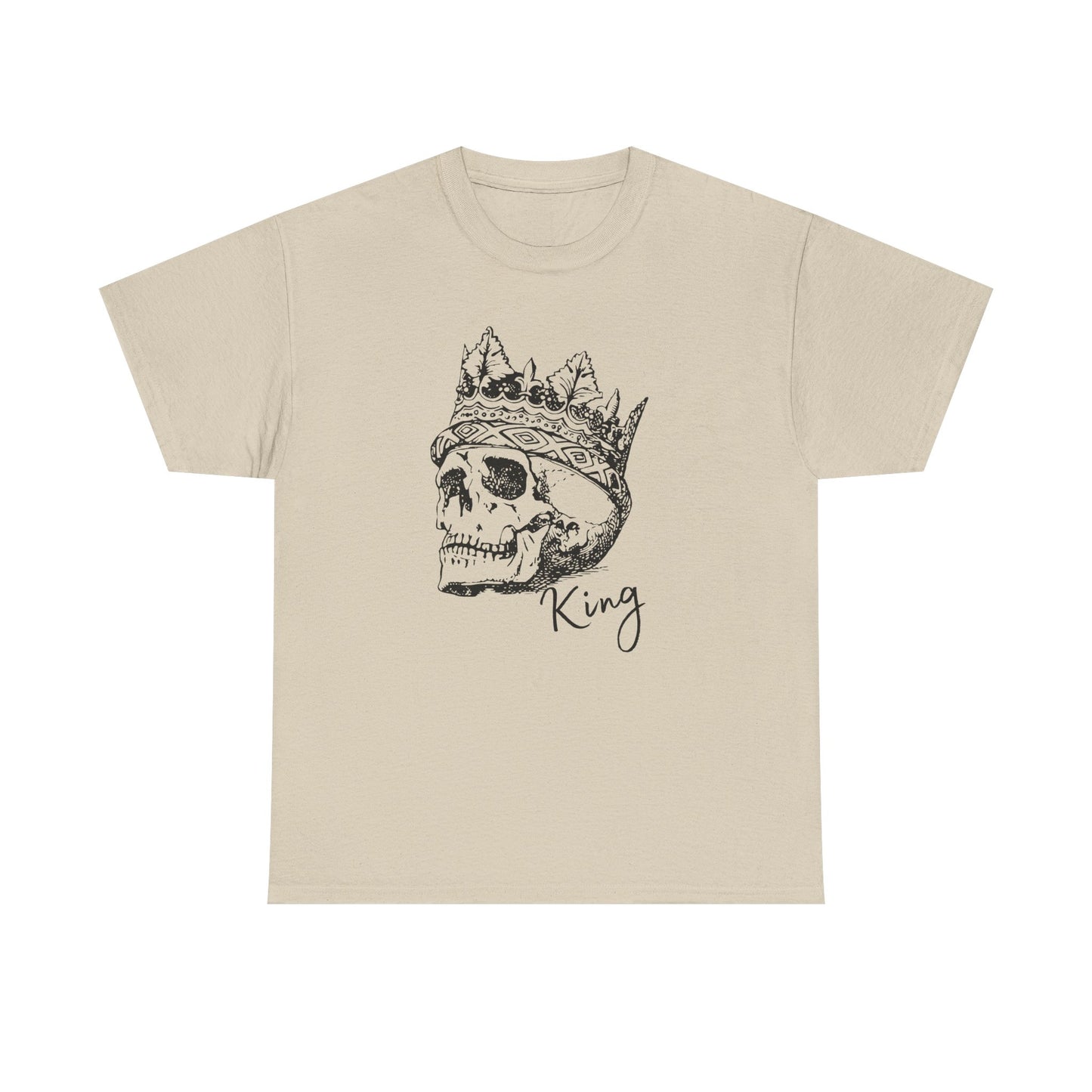 Skull King Graphic Tee - Unisex Heavy Cotton T-Shirt