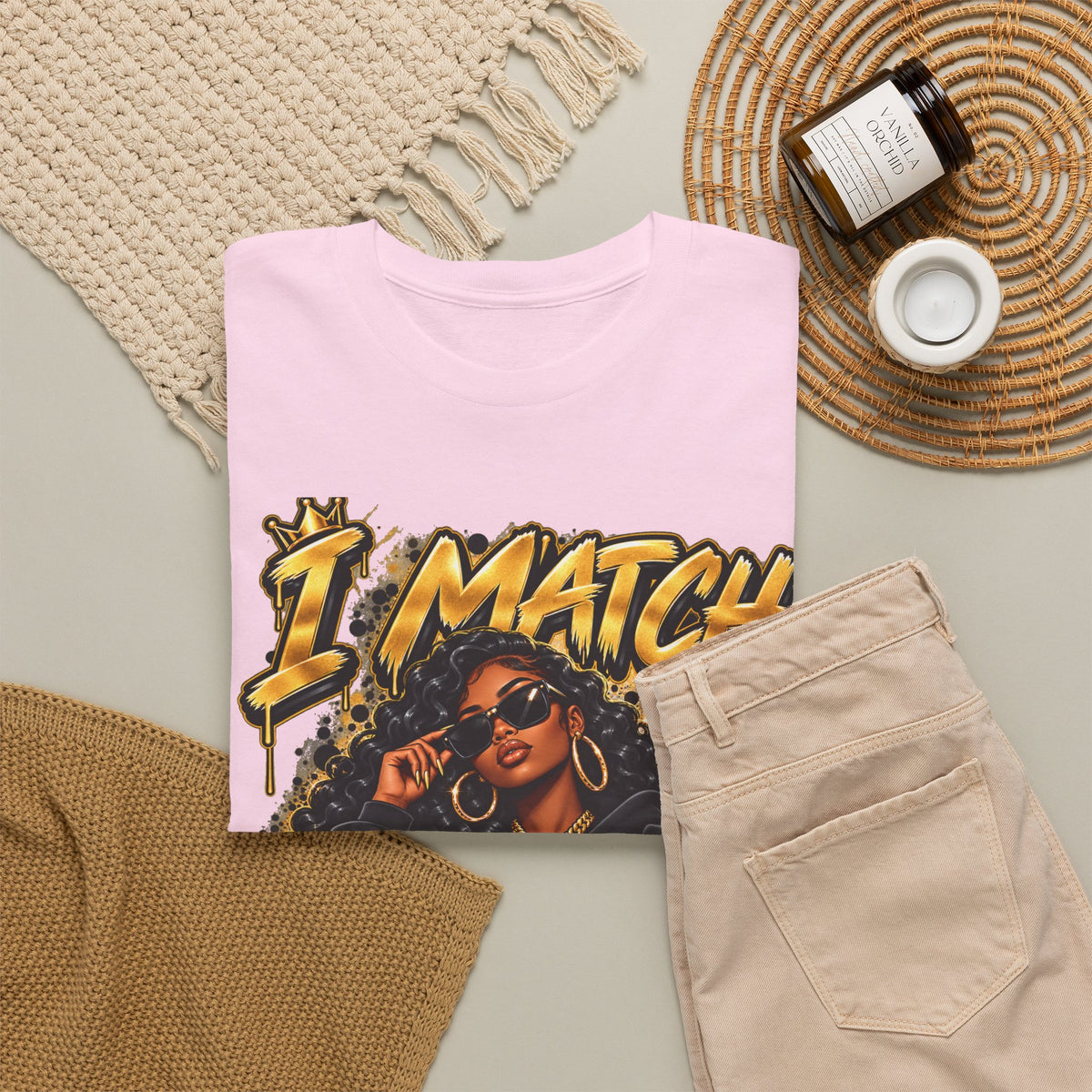 I Match Energy T-Shirt — Bold Graphic Streetwear Tee