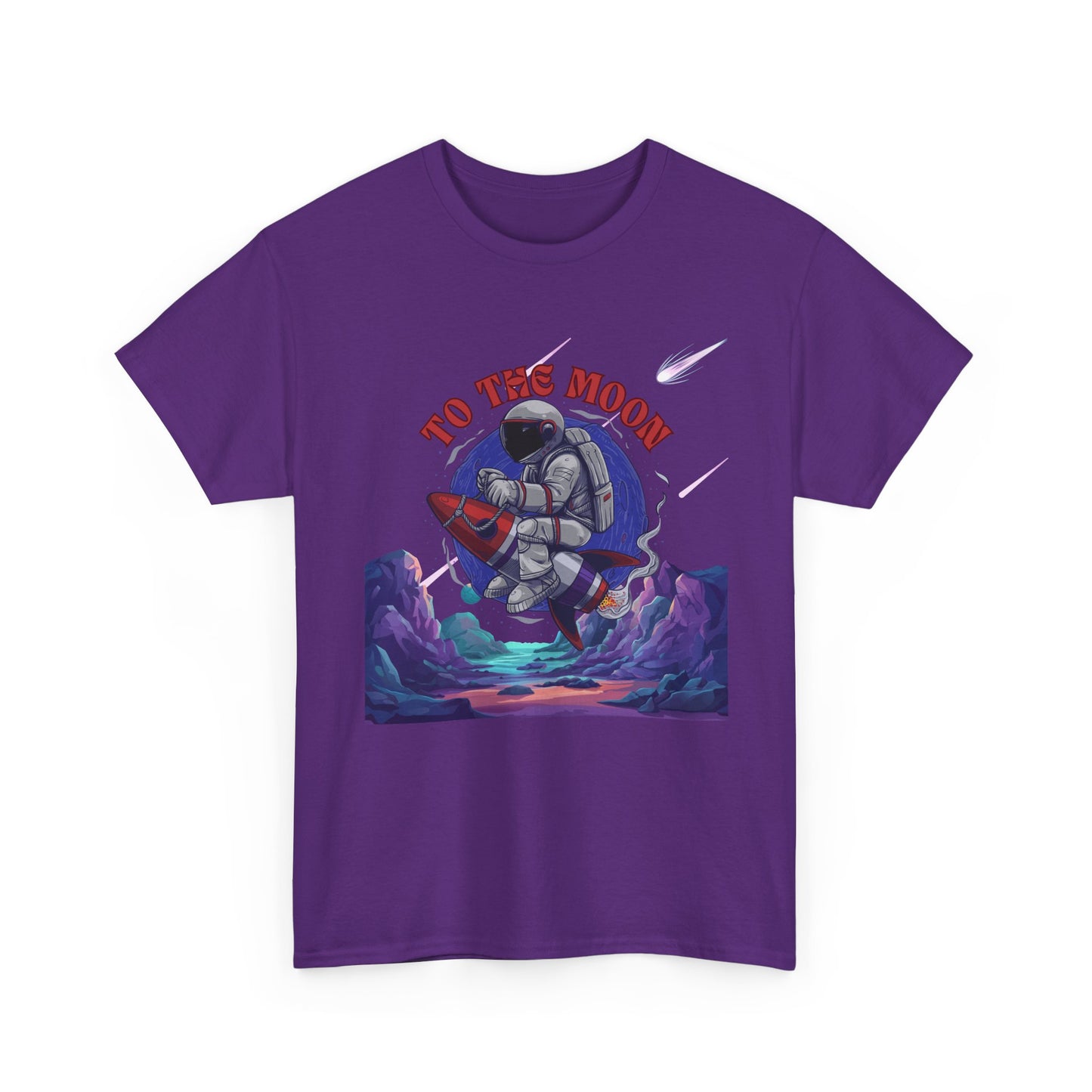 To The Moon Unisex Heavy Cotton Tee