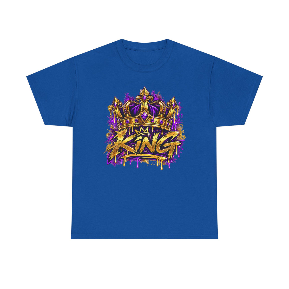 King Crown T-Shirt — 'I’m King' Bold Graffiti Tee