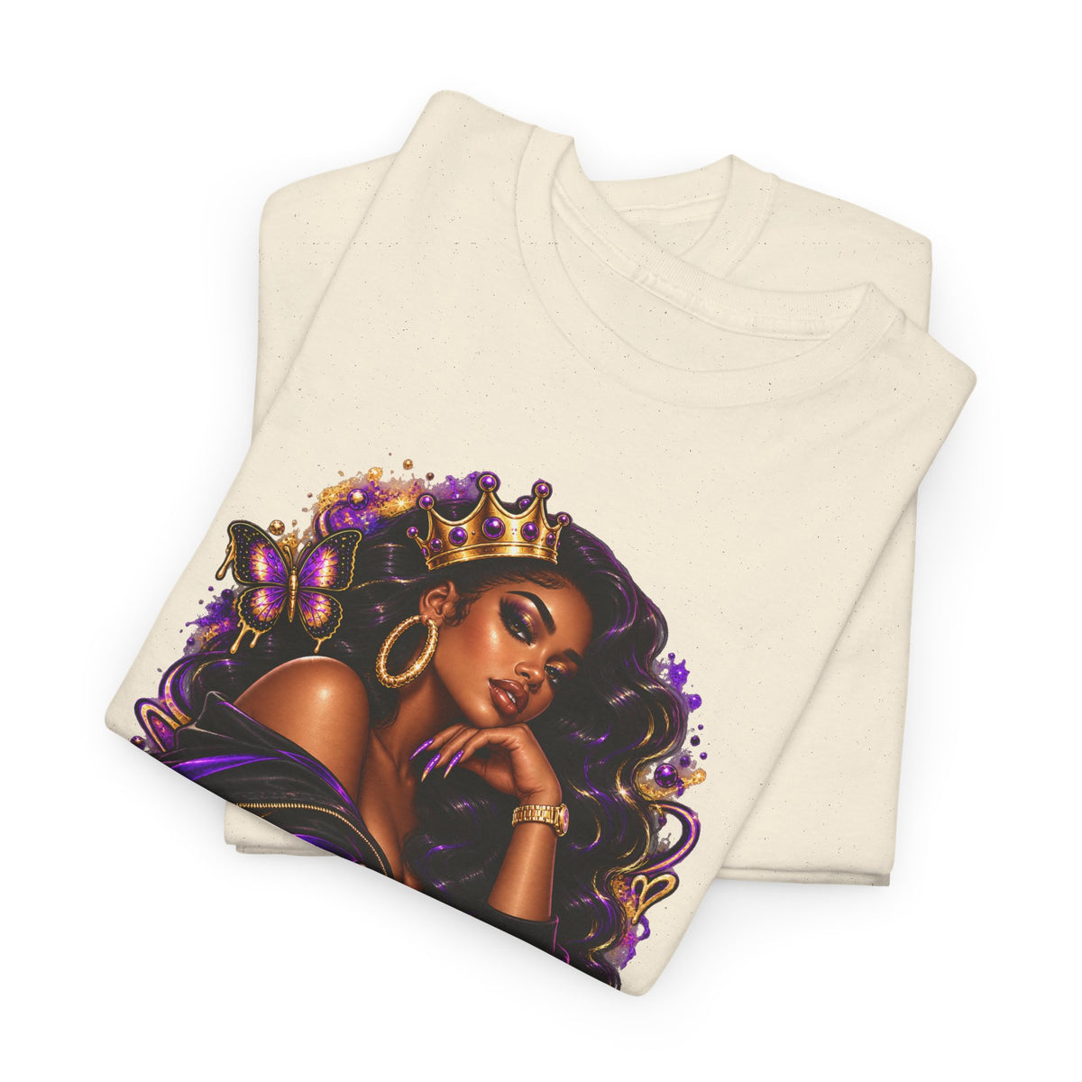 Built Different Tee — Empowering Black Queen Graphic T-Shirt