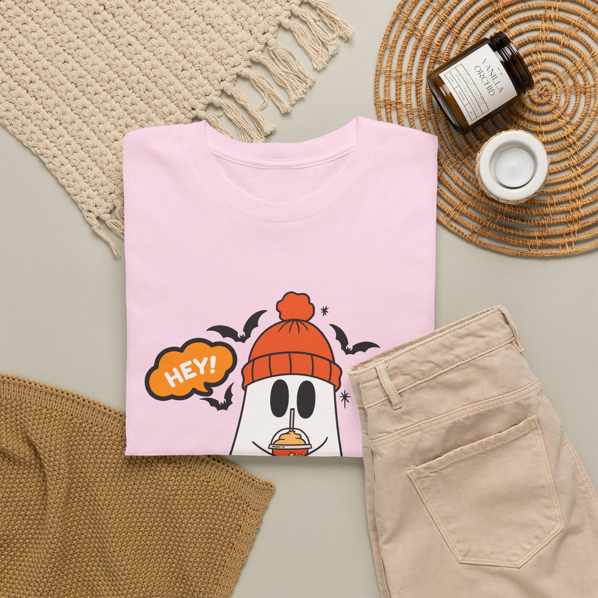 Boo! Ghost Halloween Graphic Tee