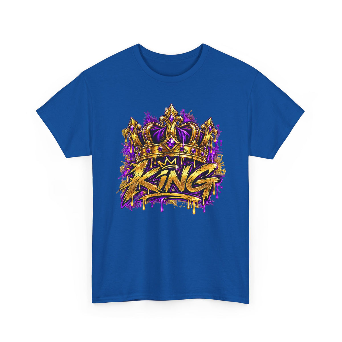 King Crown T-Shirt — 'I’m King' Bold Graffiti Tee