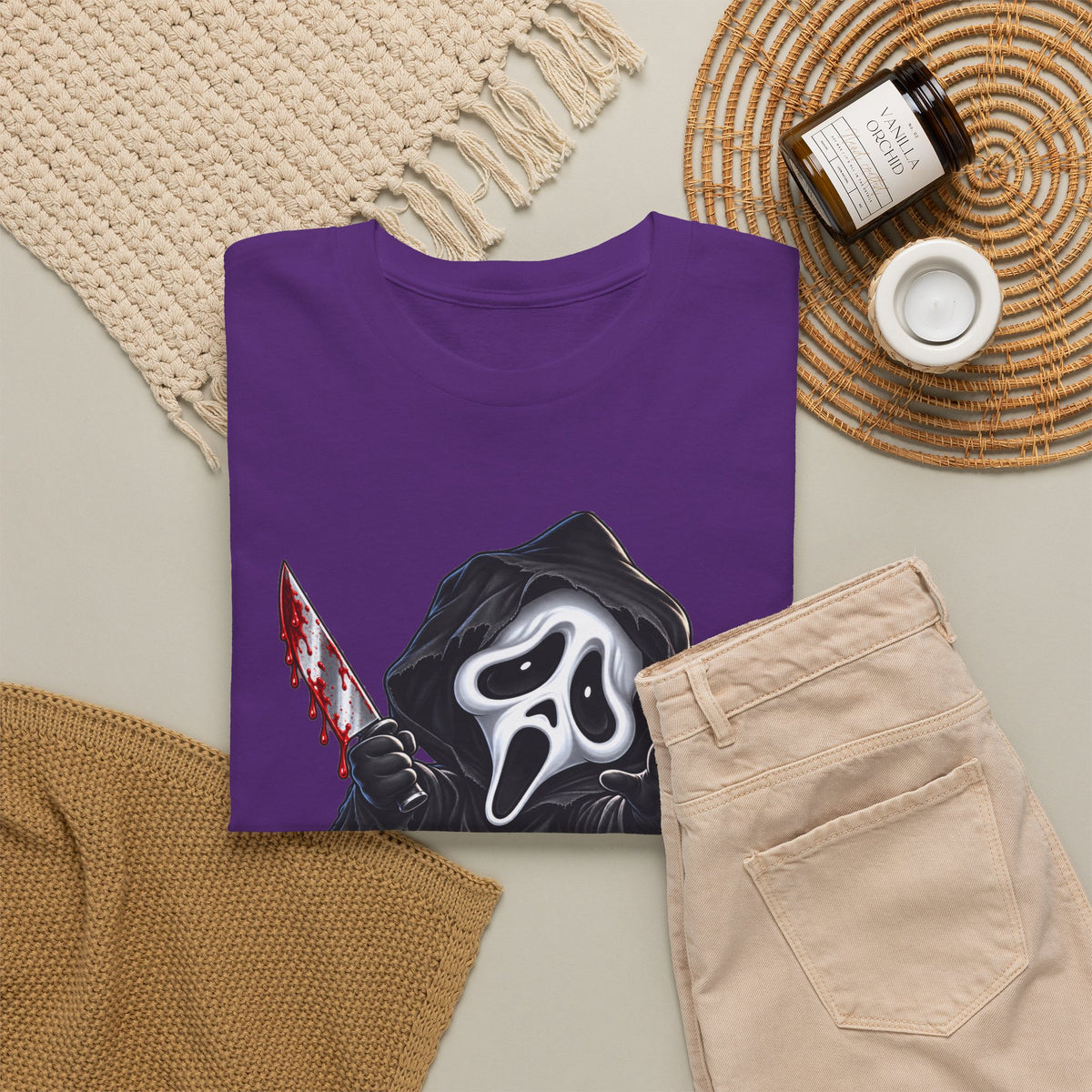 Ghostface Horror Halloween T-Shirt