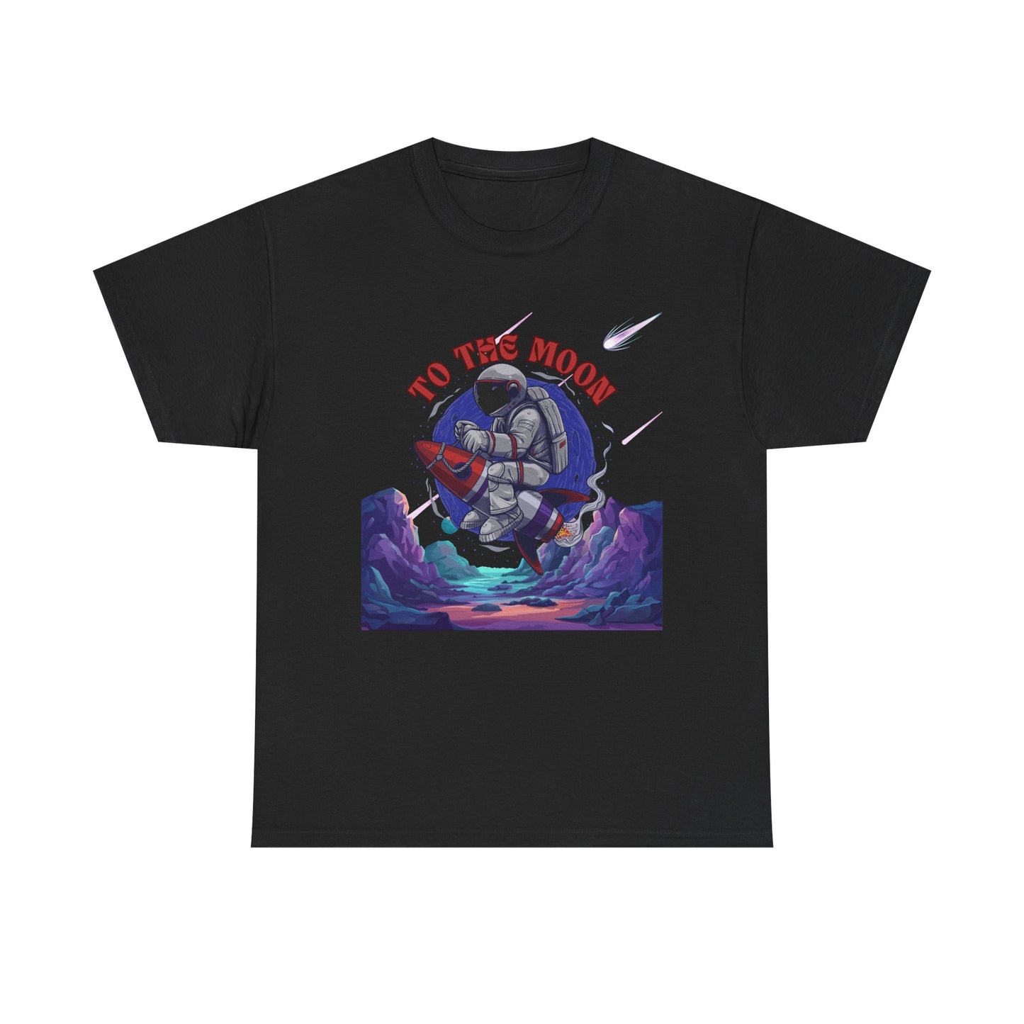 To The Moon Unisex Heavy Cotton Tee