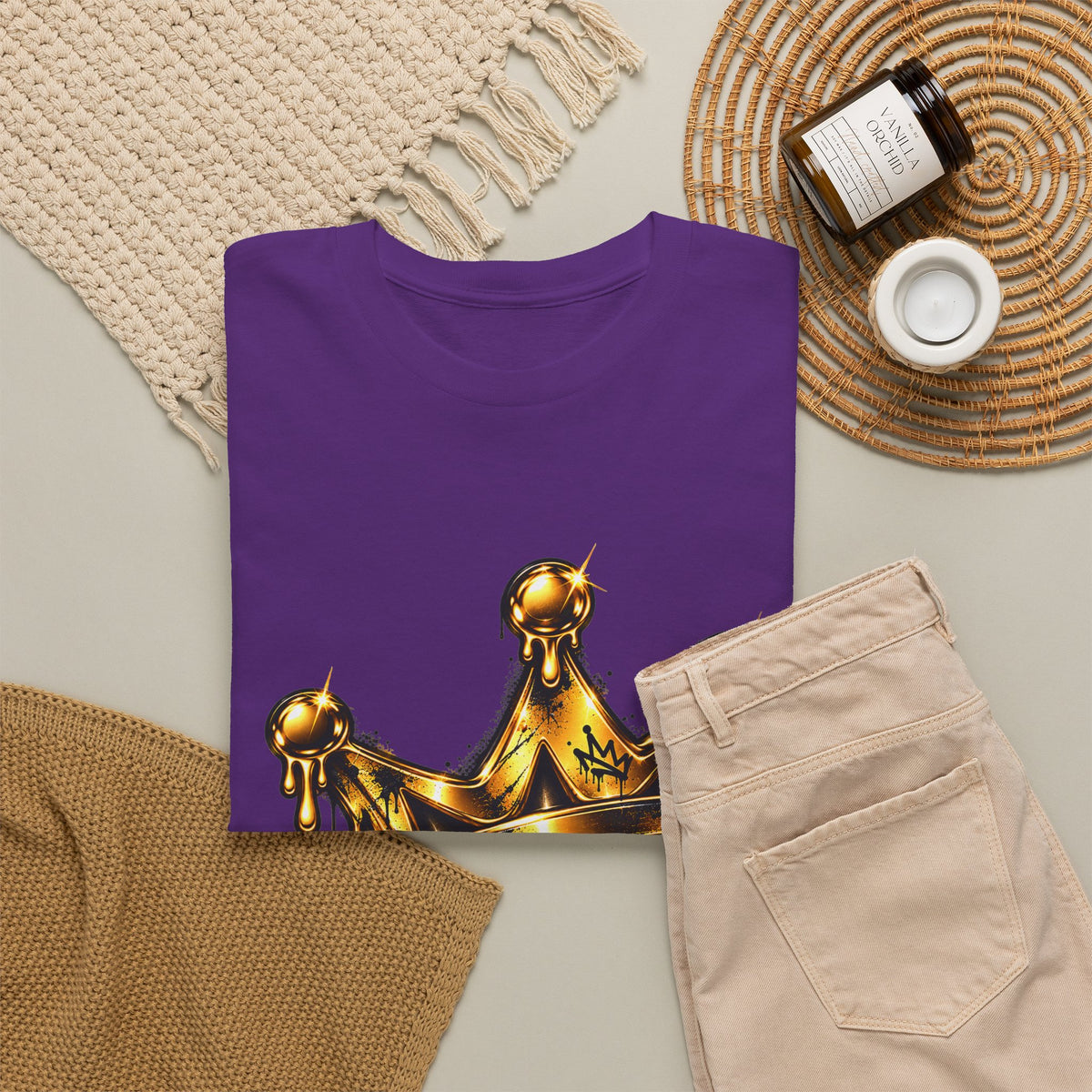 Gold Drip Crown T-Shirt
