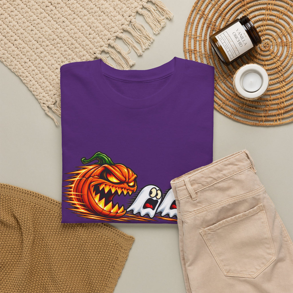 Pumpkin Ghosts Halloween T-Shirt