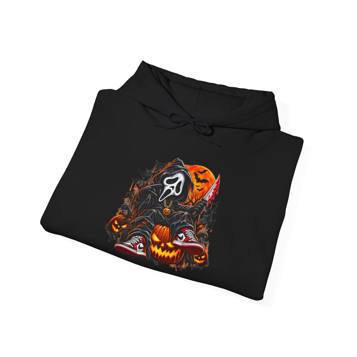 Gothic Skull Graphic Hoodie