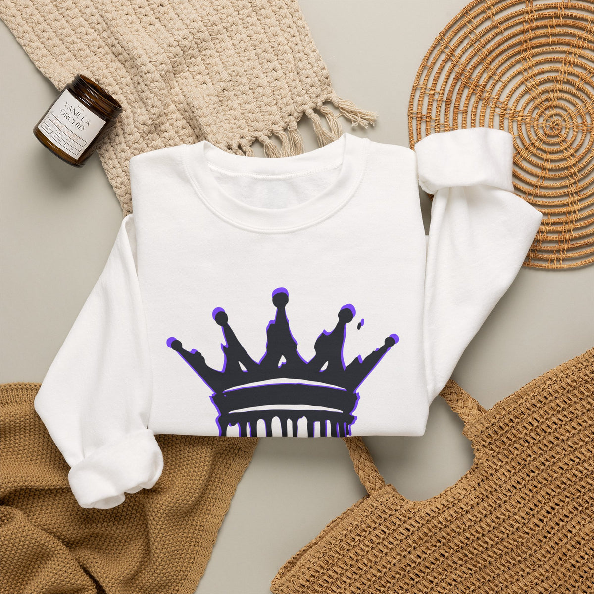 Crown Drip Graphic Sweatshirt