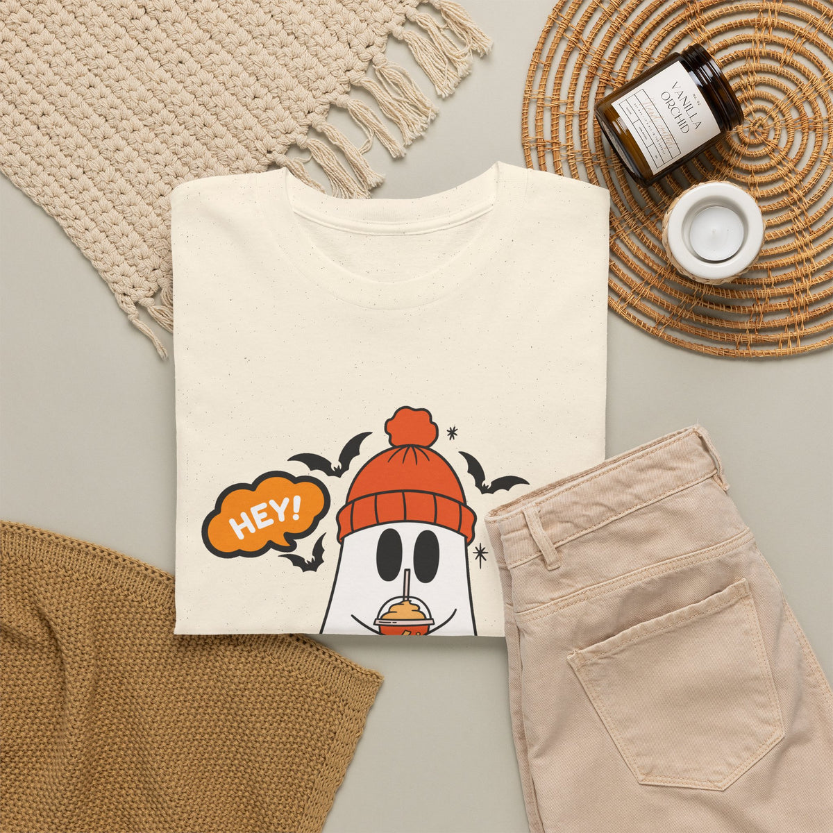 Boo! Ghost Halloween Graphic Tee
