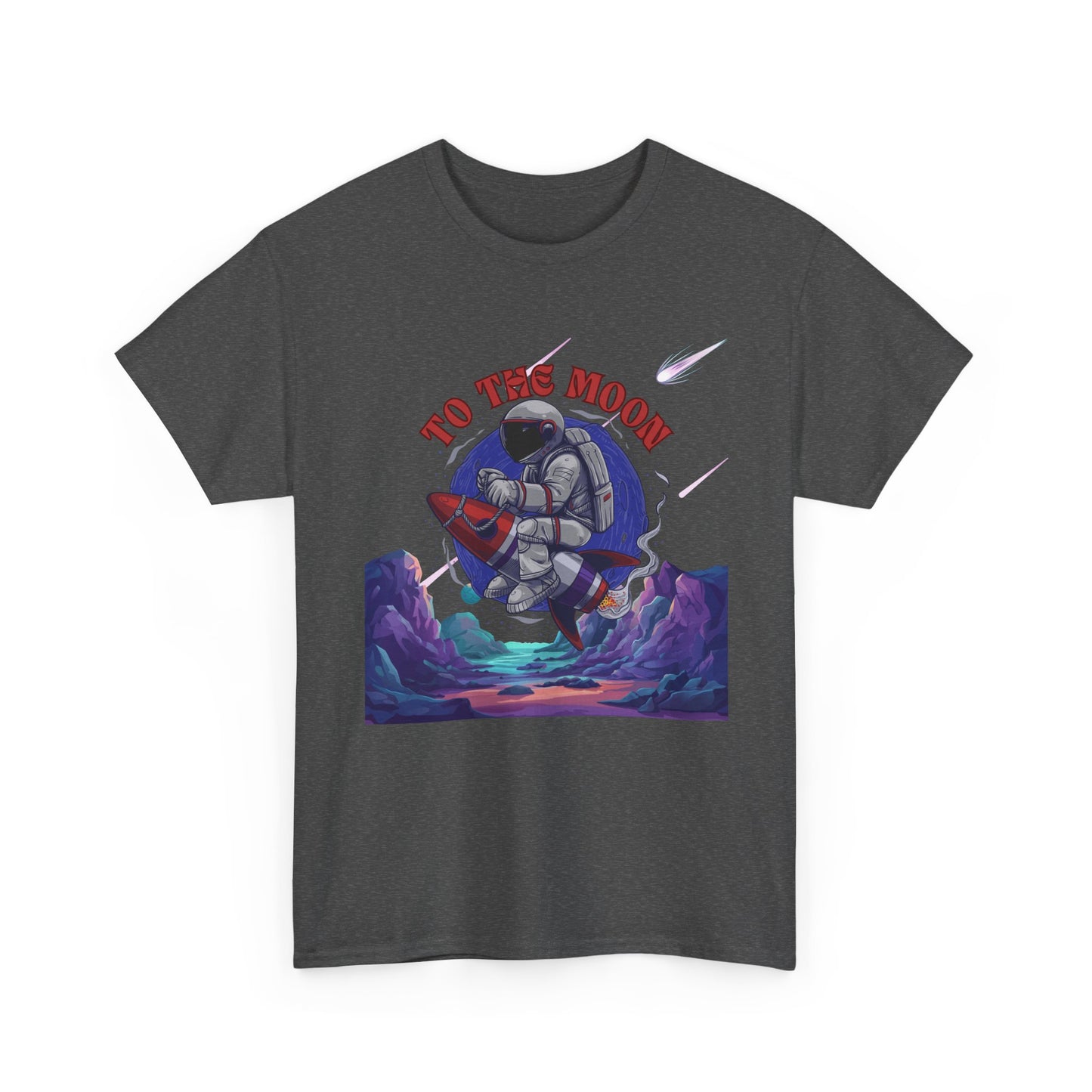To The Moon Unisex Heavy Cotton Tee