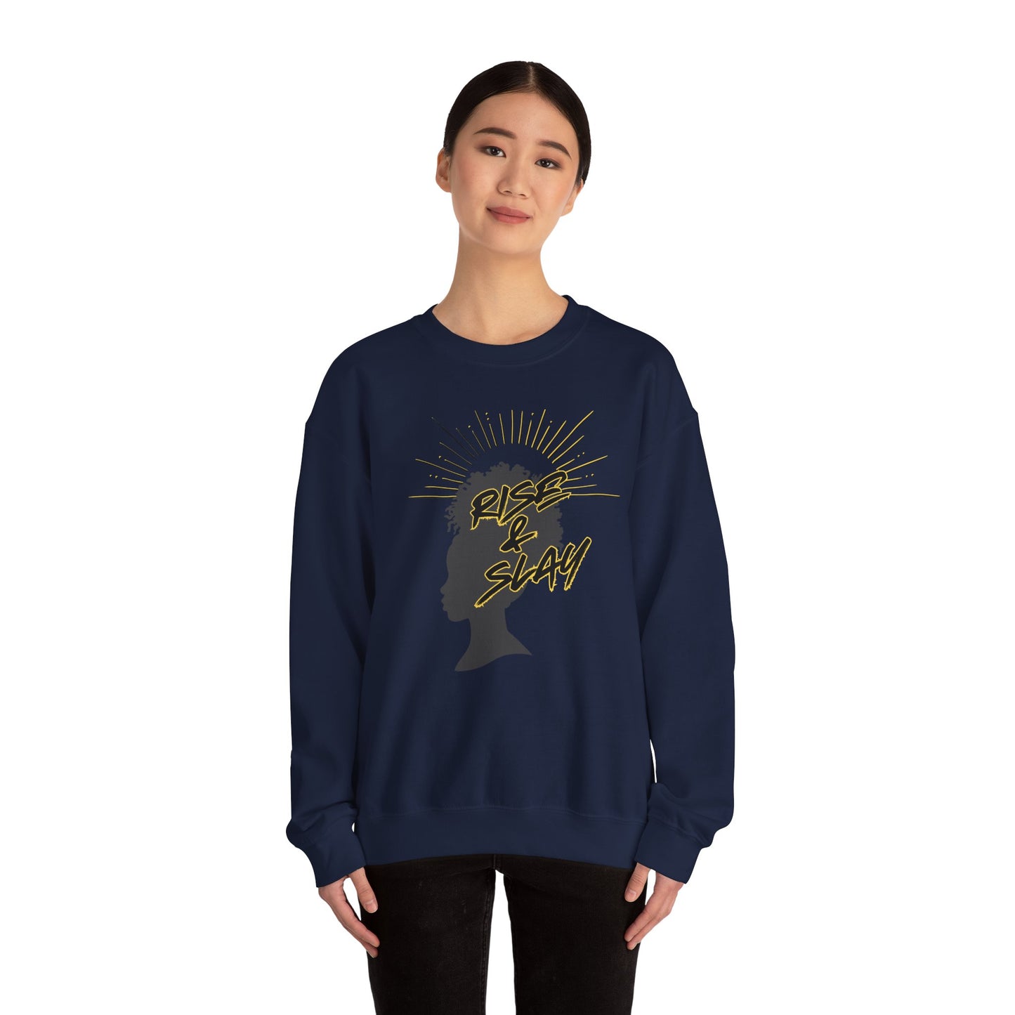 Rise & Slay Unisex Crewneck Sweatshirt