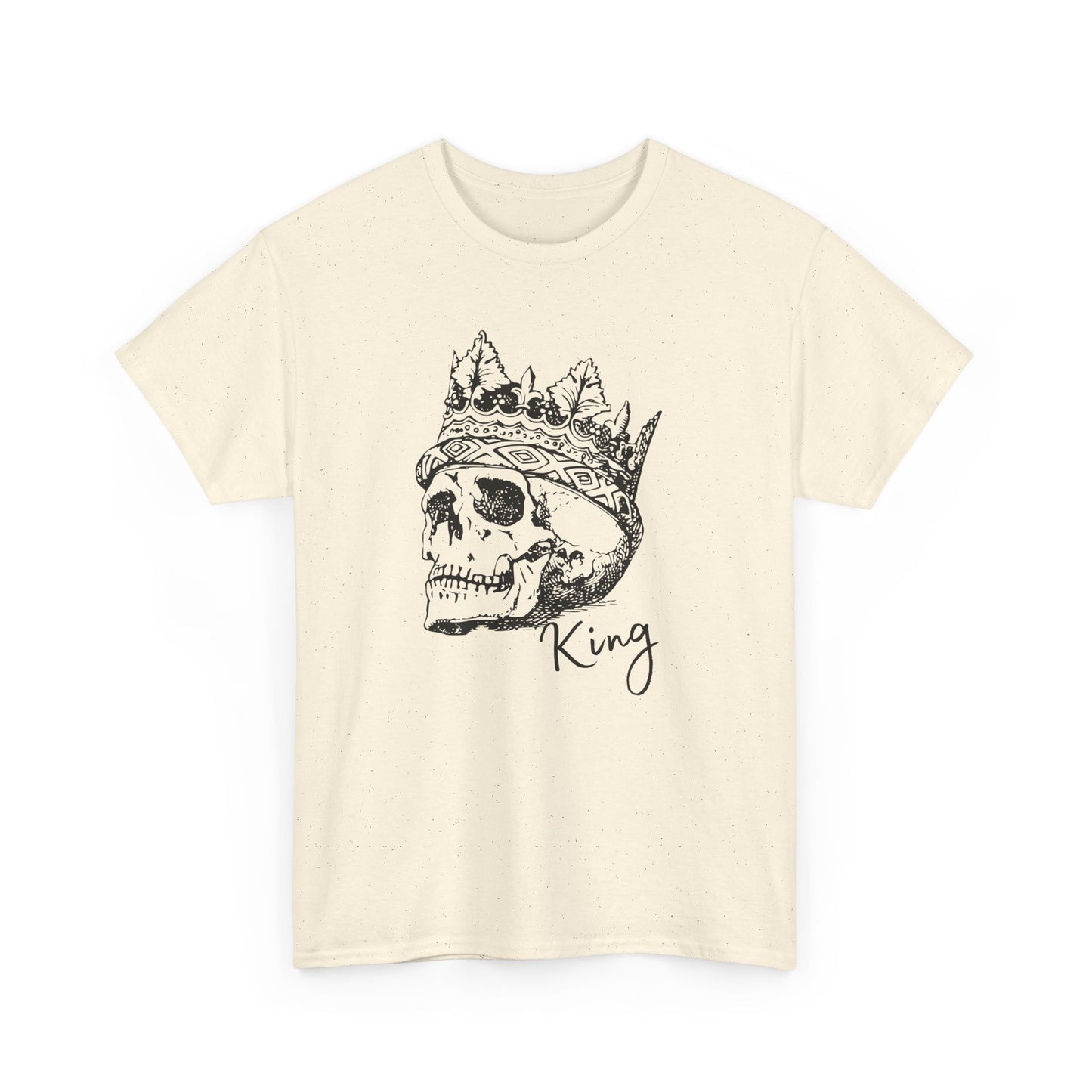 Skull King Graphic Tee - Unisex Heavy Cotton T-Shirt