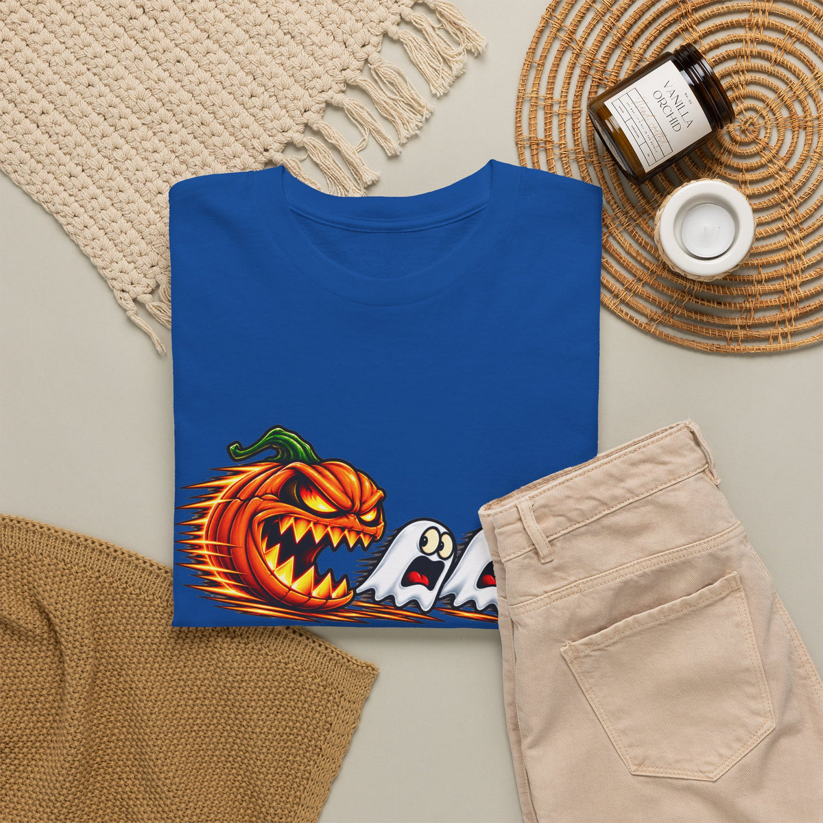 Pumpkin Ghosts Halloween T-Shirt