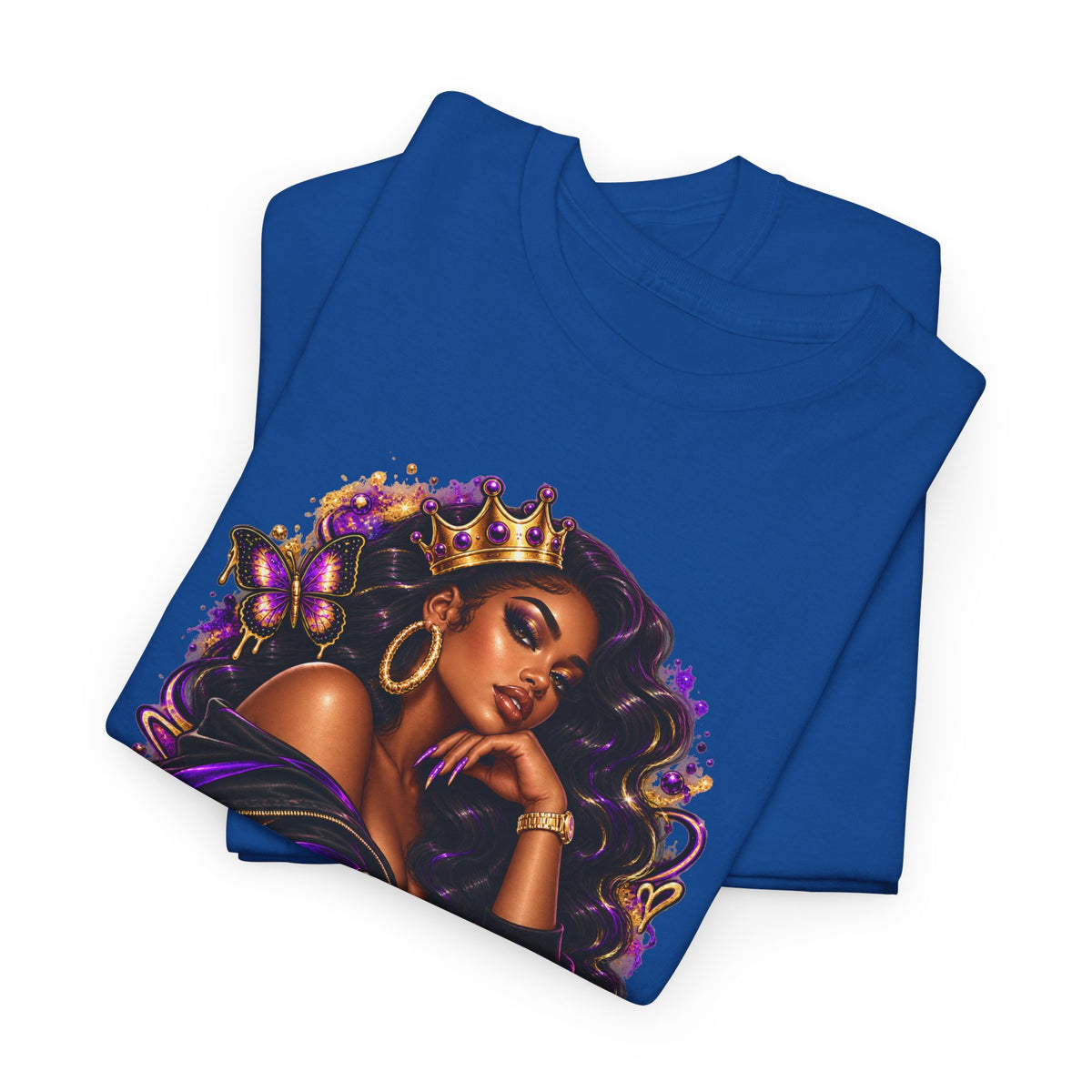 Built Different Tee — Empowering Black Queen Graphic T-Shirt
