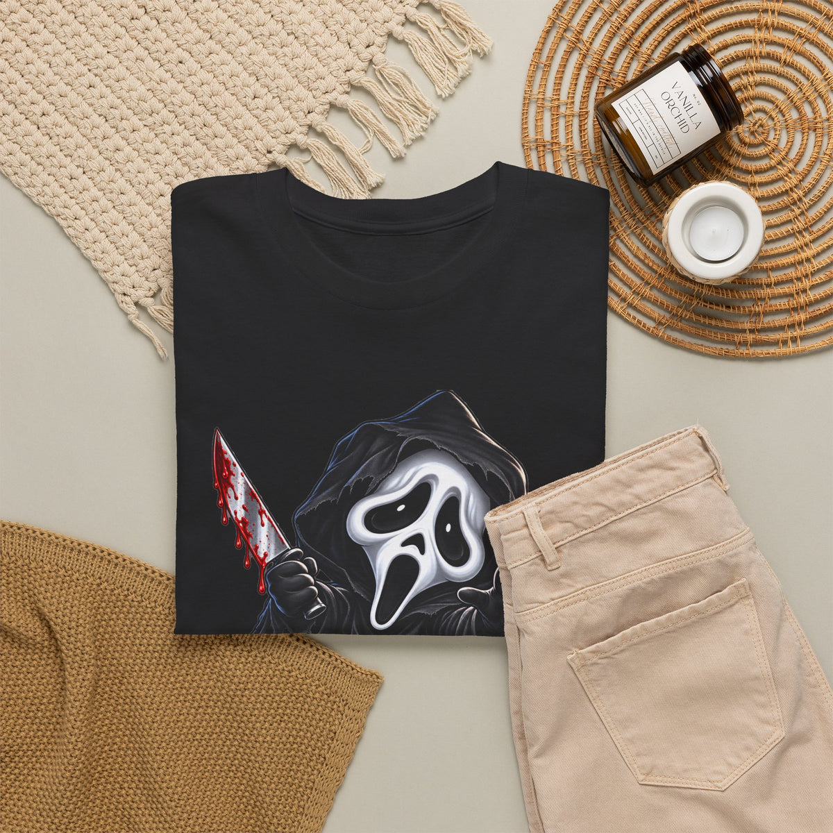 Ghostface Horror Halloween T-Shirt