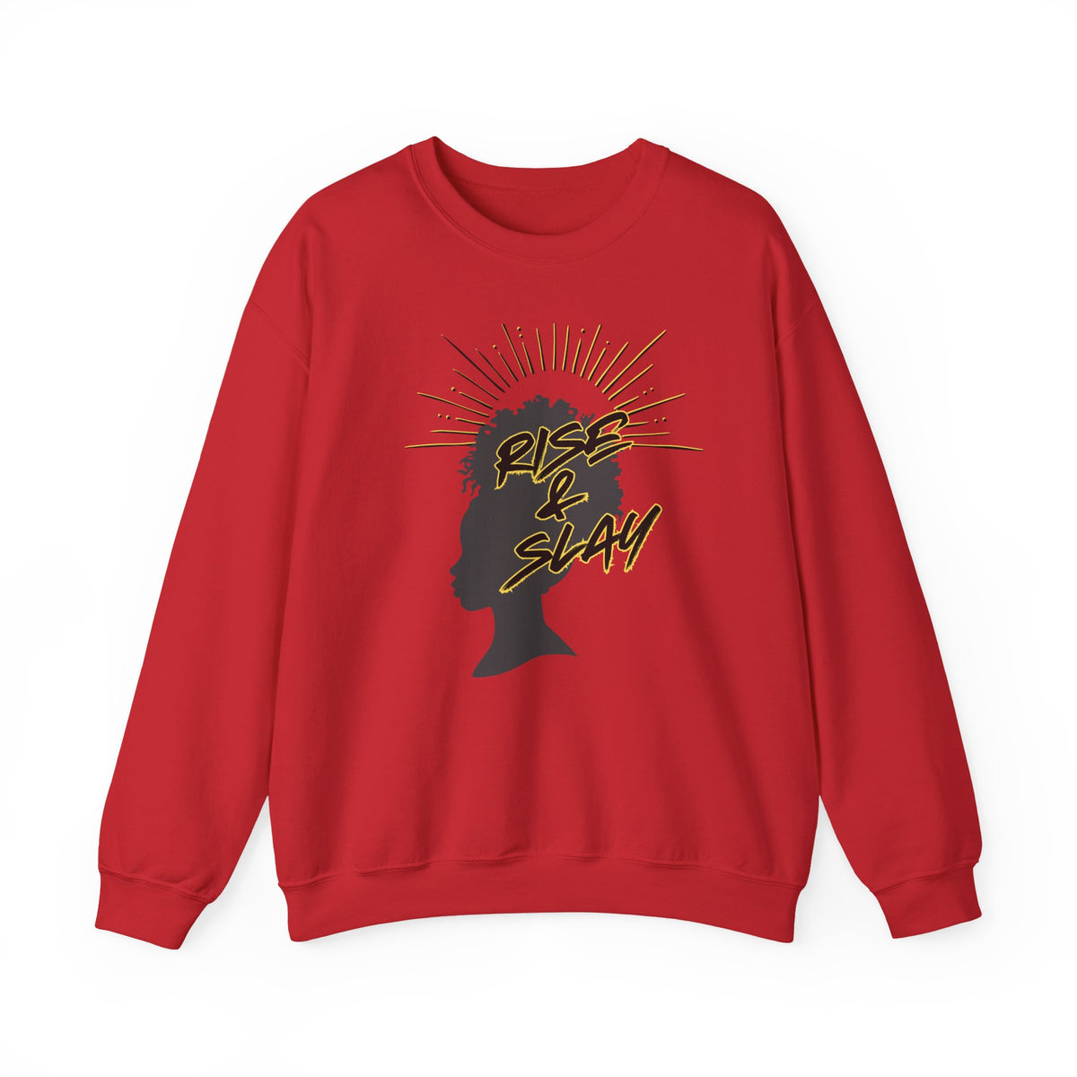 Rise & Slay Empowerment Crewneck Sweatshirt | Empress Royal Tees