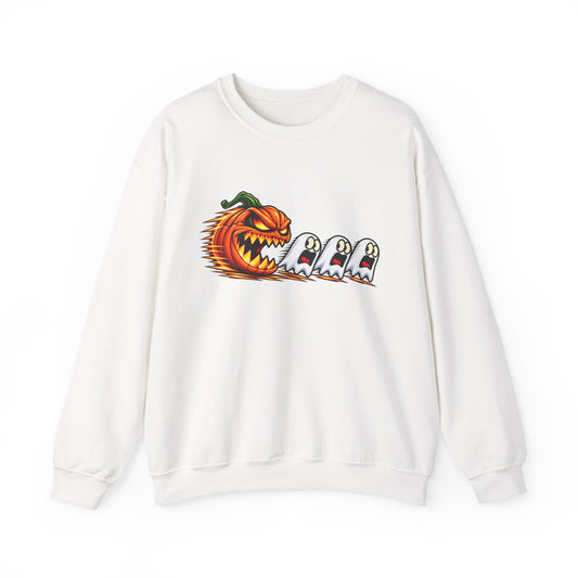 Halloween Pumpkin Chase Crewneck Sweatshirt
