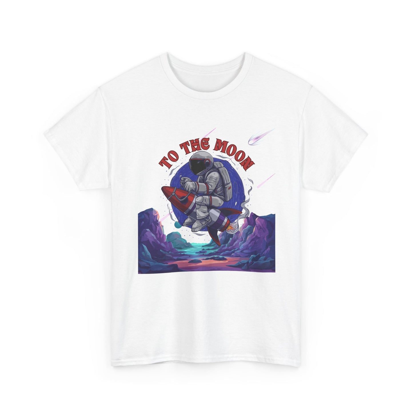 To The Moon Unisex Heavy Cotton Tee