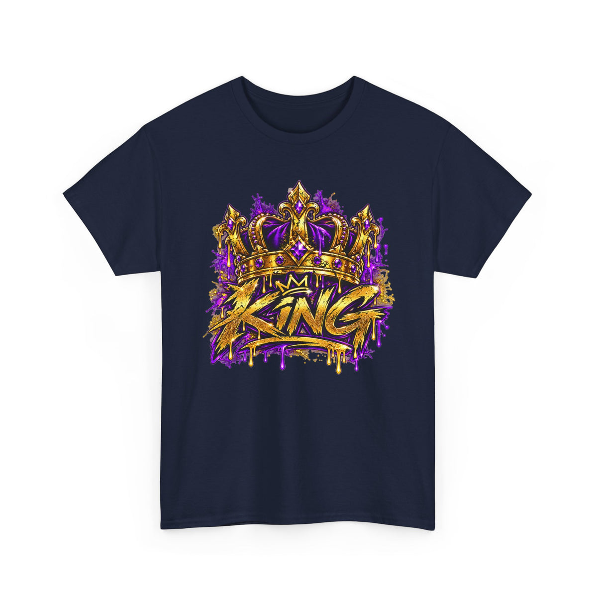 King Crown T-Shirt — 'I’m King' Bold Graffiti Tee