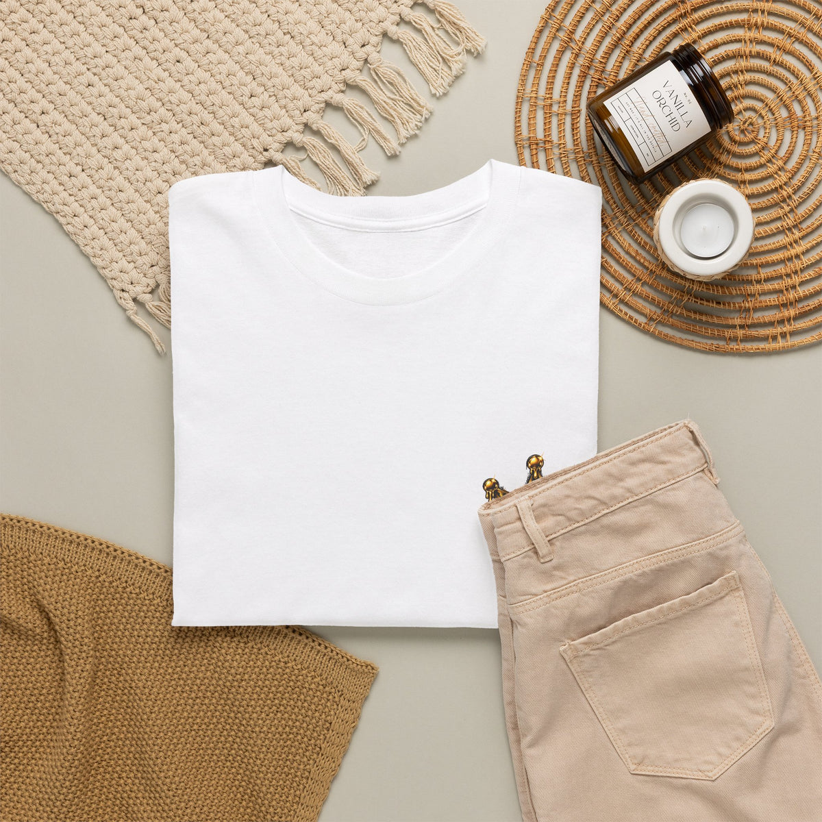 Minimal White Tee — Classic Plain Cotton T-Shirt