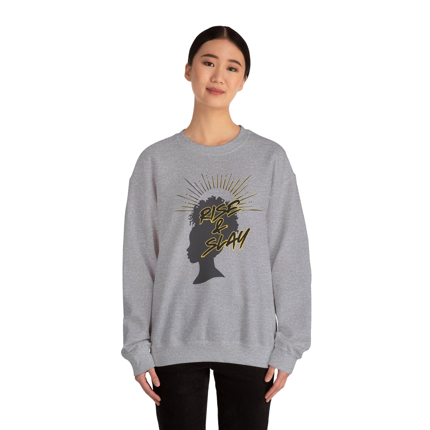 Rise & Slay Unisex Crewneck Sweatshirt