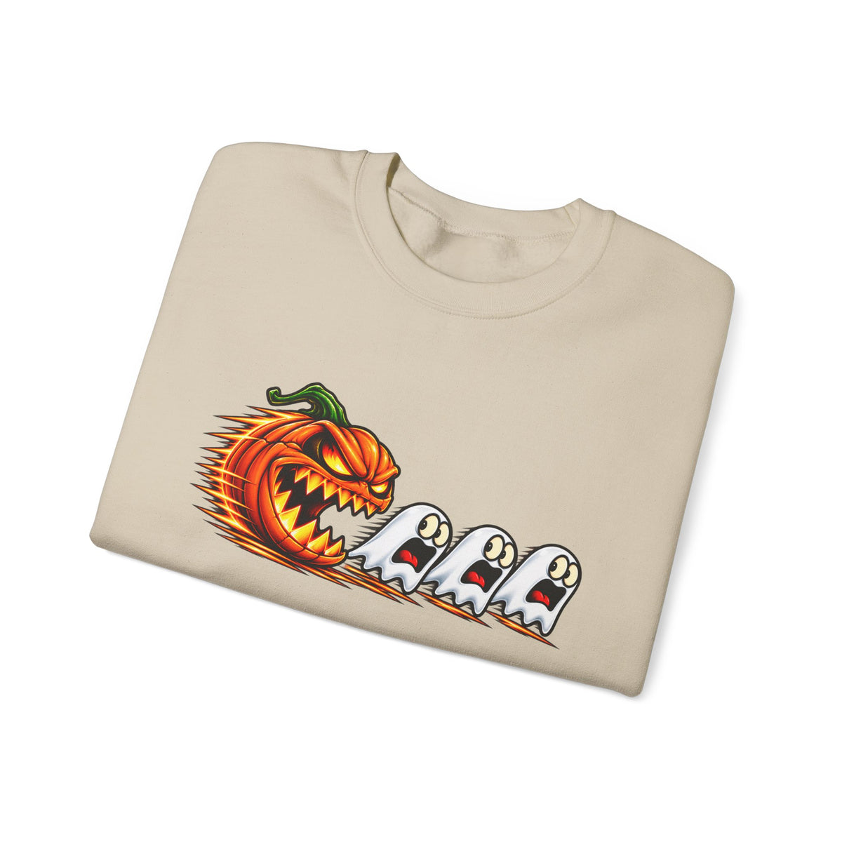 Halloween Pumpkin Chase Crewneck Sweatshirt