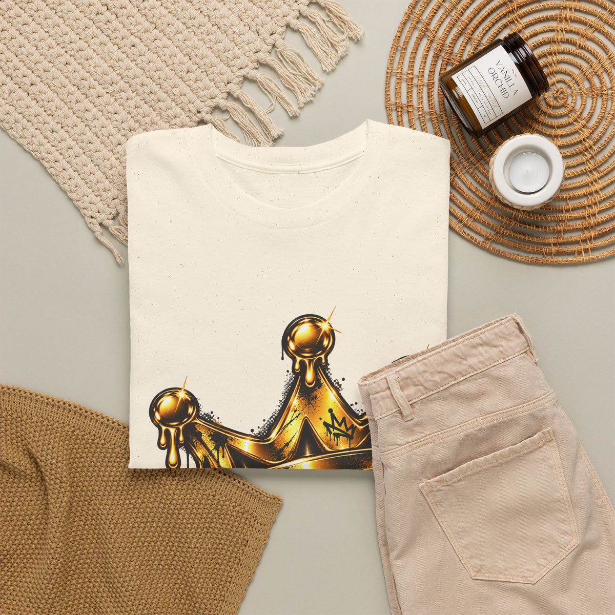 Gold Drip Crown T-Shirt