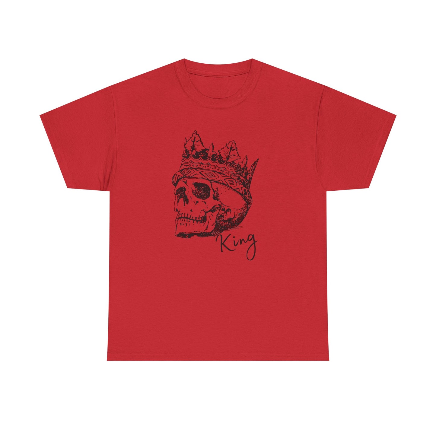 Skull King Graphic Tee - Unisex Heavy Cotton T-Shirt