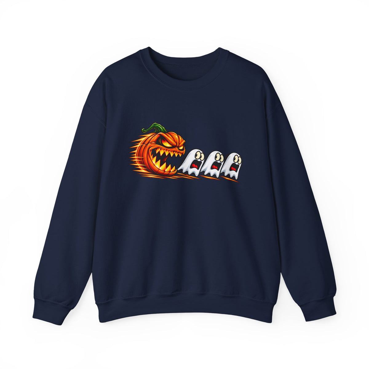 Halloween Pumpkin Chase Crewneck Sweatshirt