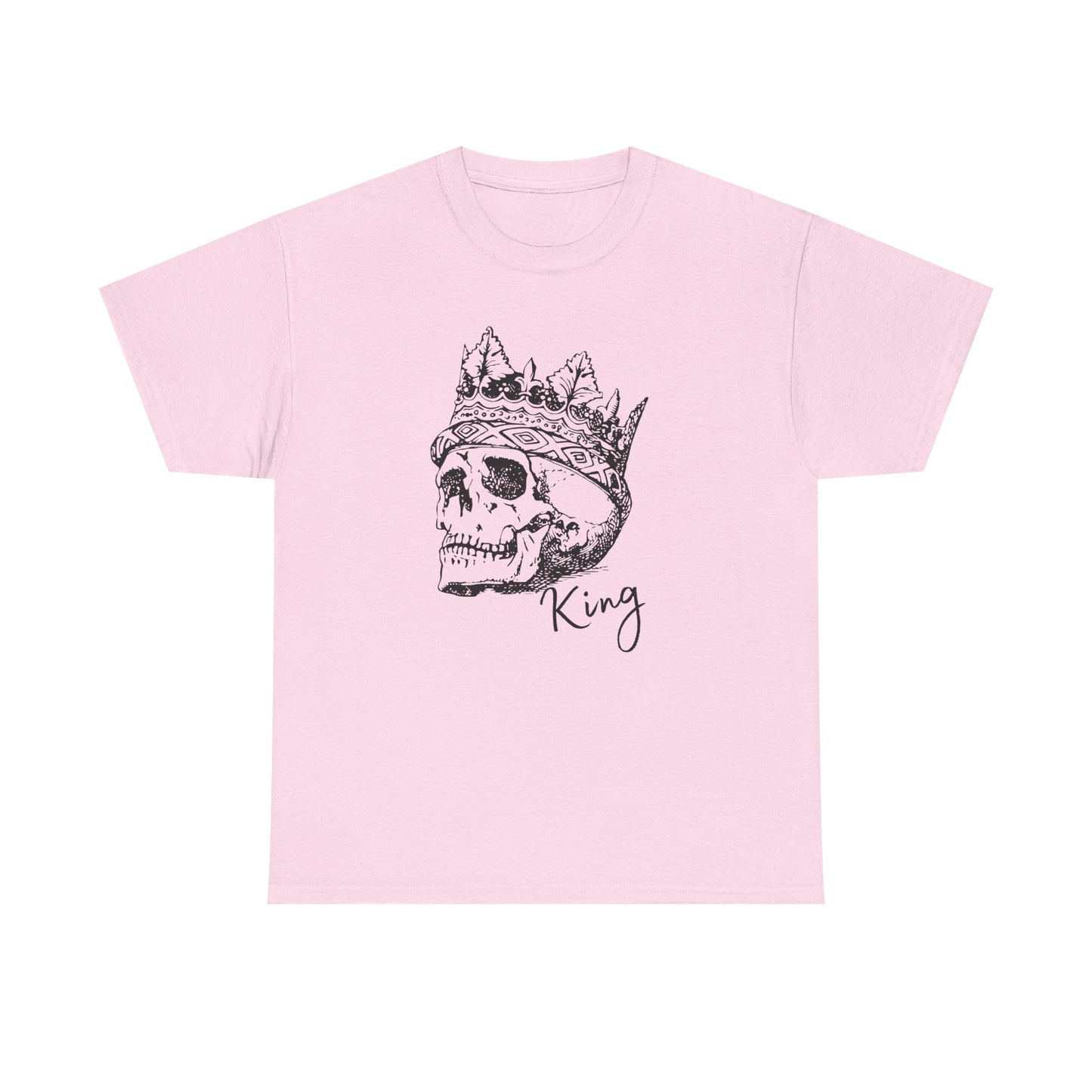 Skull King Graphic Tee - Unisex Heavy Cotton T-Shirt