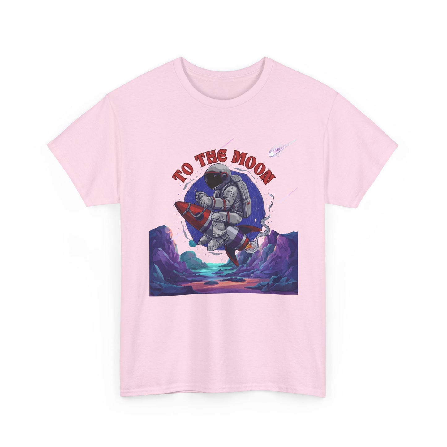 To The Moon Unisex Heavy Cotton Tee