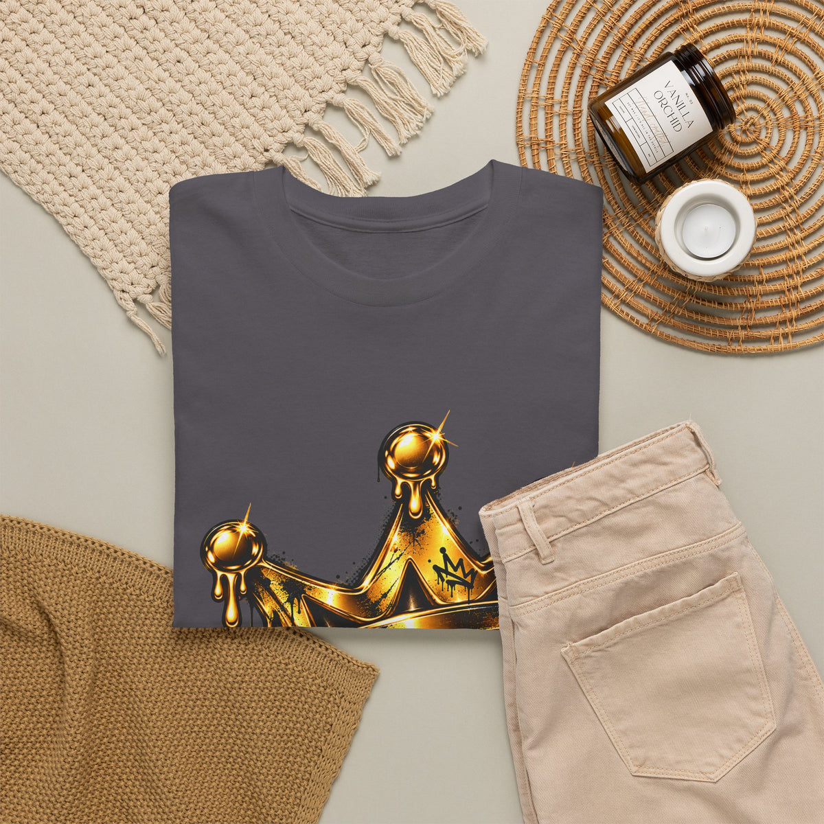 Gold Drip Crown T-Shirt