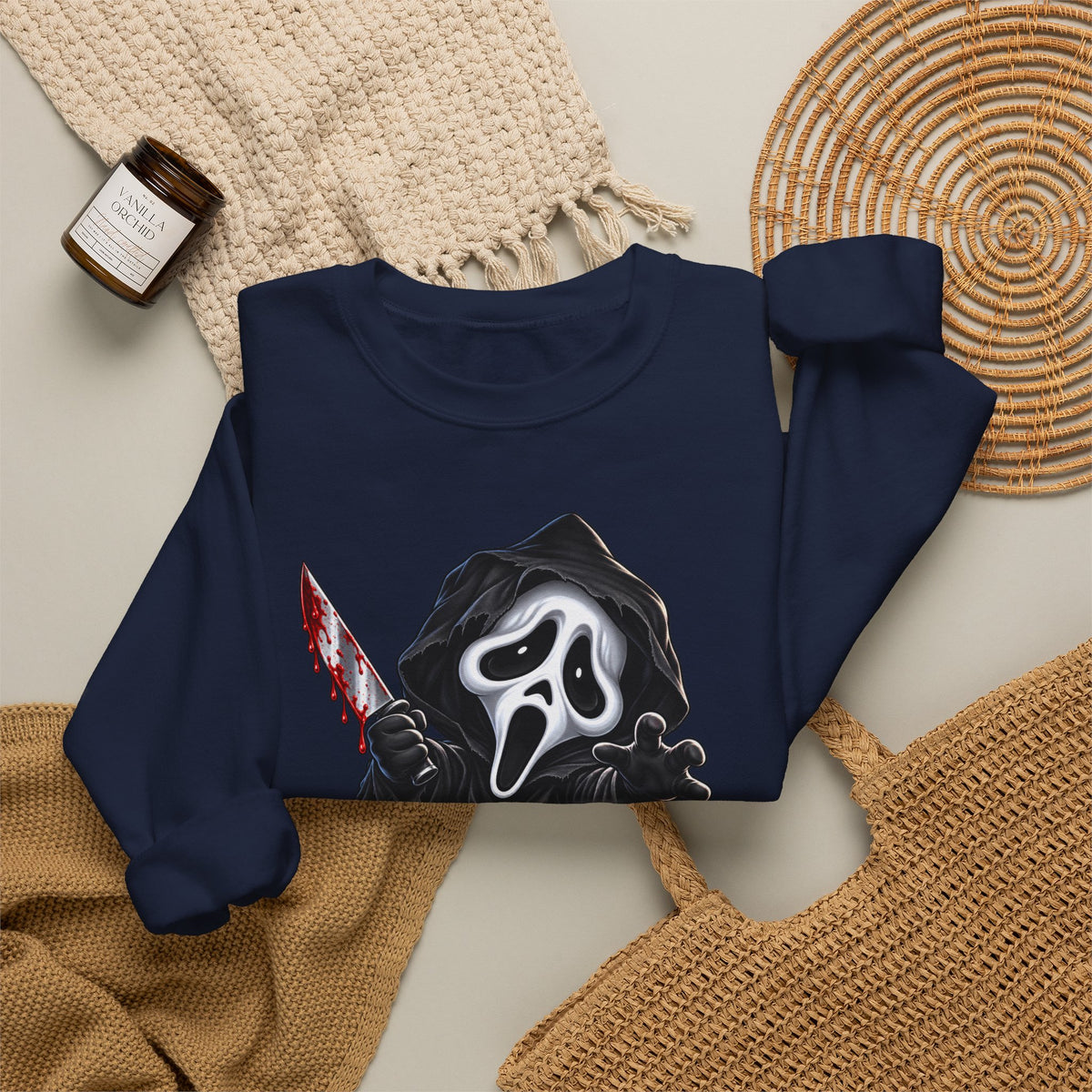 Ghostface Horror Halloween Crewneck Sweatshirt