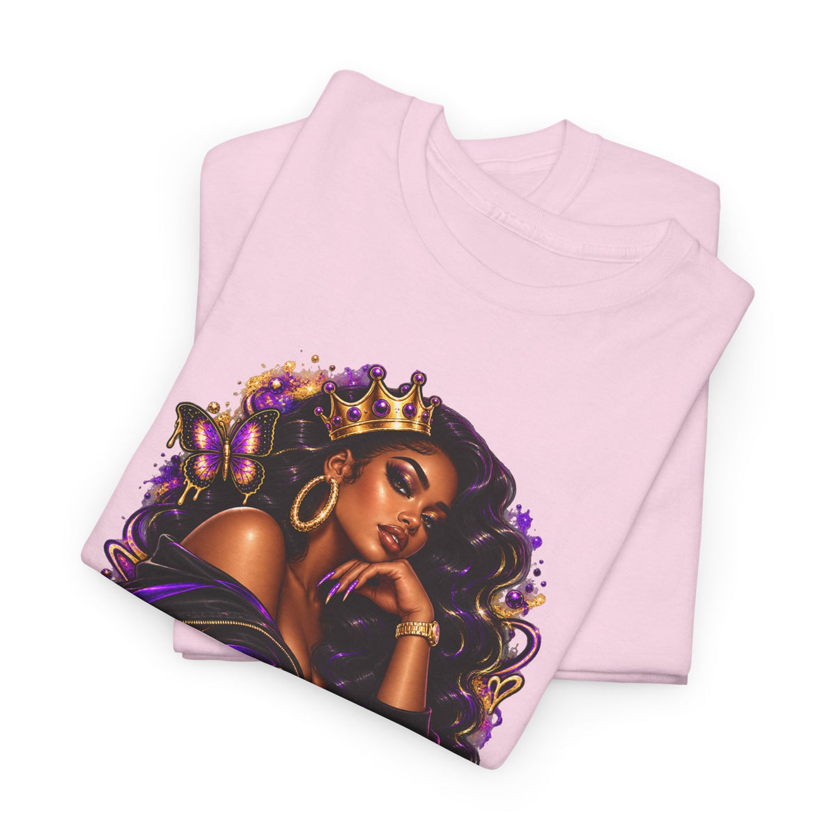 Built Different Tee — Empowering Black Queen Graphic T-Shirt