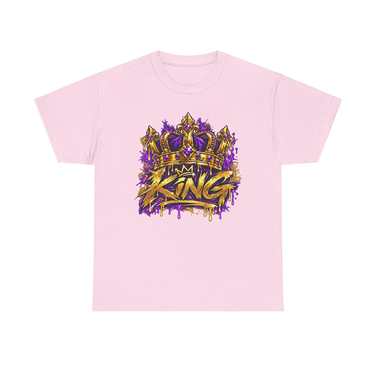 King Crown T-Shirt — 'I’m King' Bold Graffiti Tee