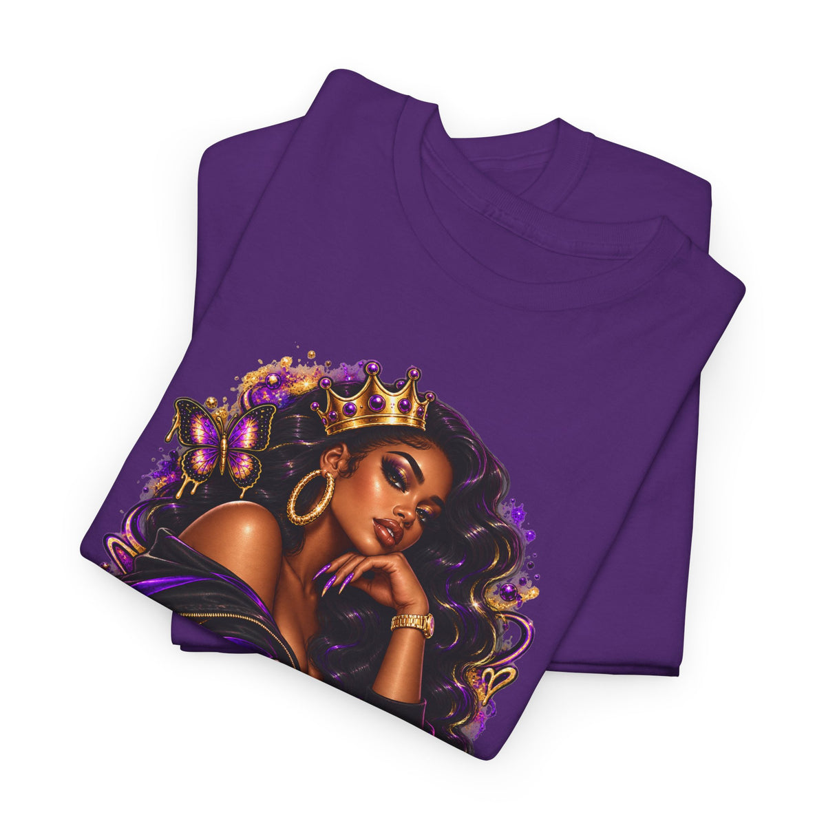 Built Different Tee — Empowering Black Queen Graphic T-Shirt