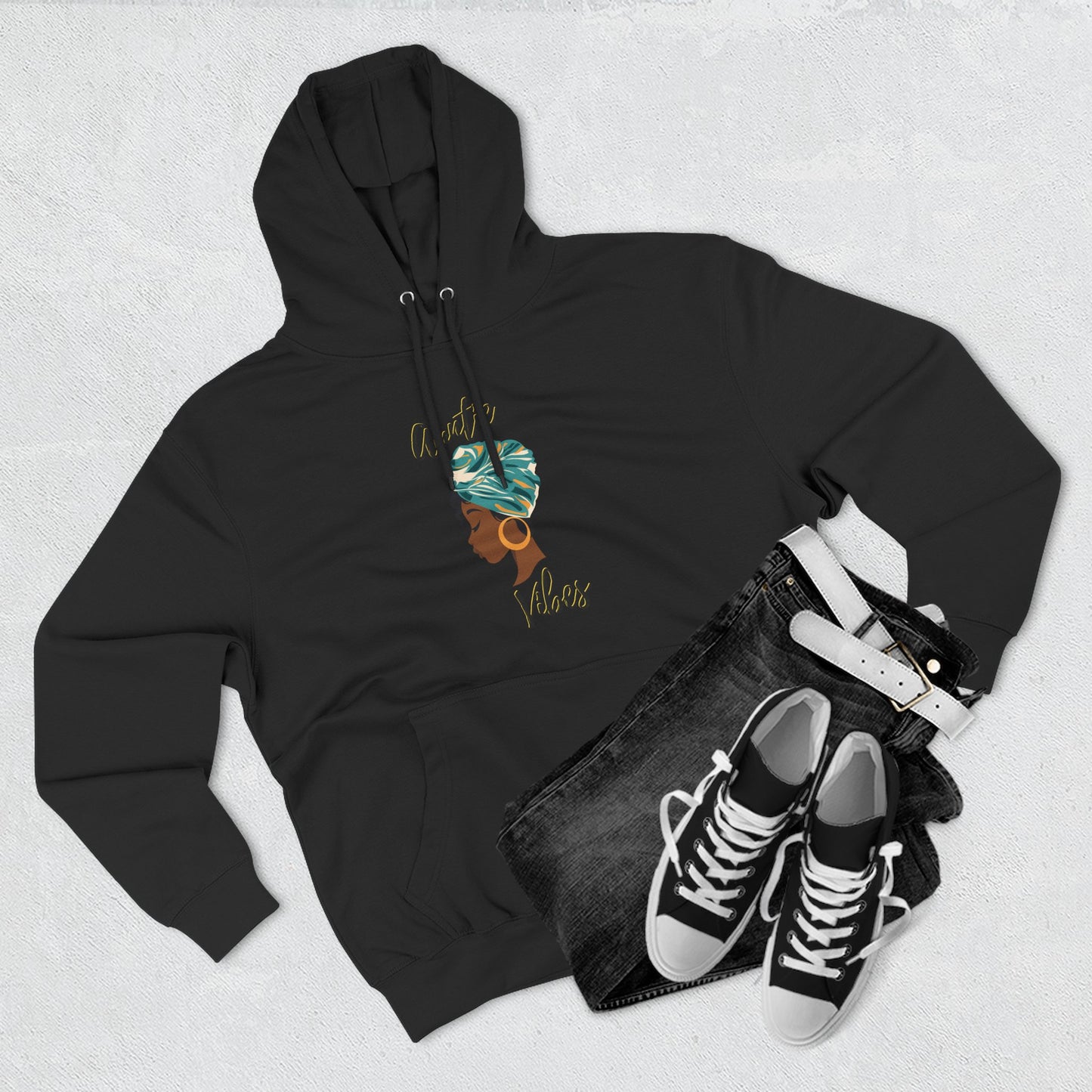 Auntie Vibes Fleece Hoodie
