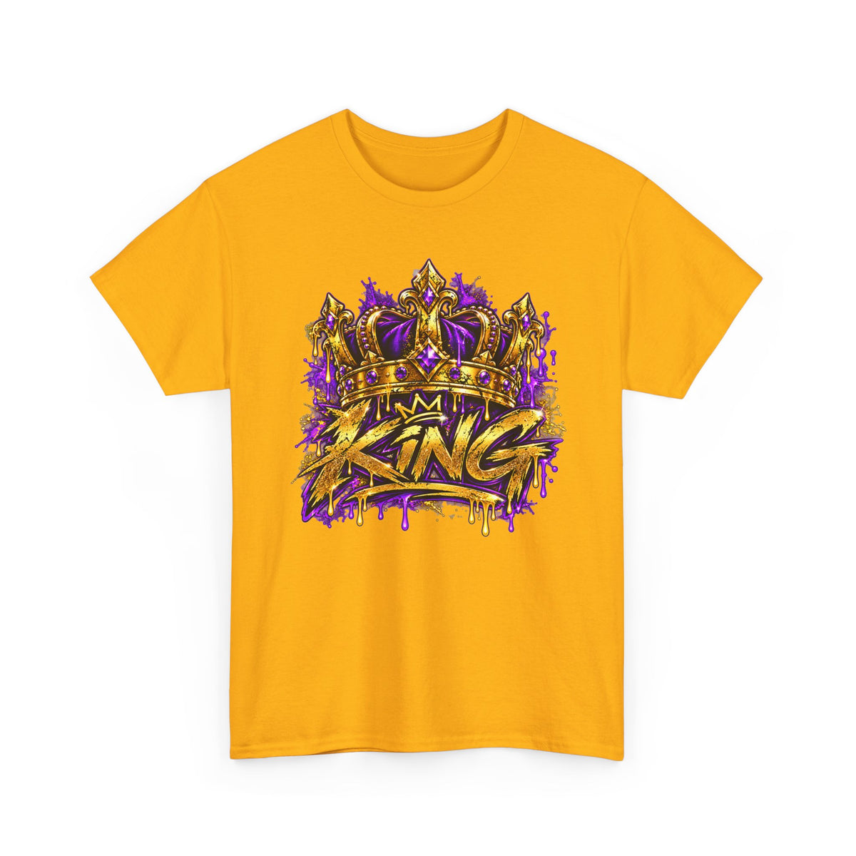 King Crown T-Shirt — 'I’m King' Bold Graffiti Tee