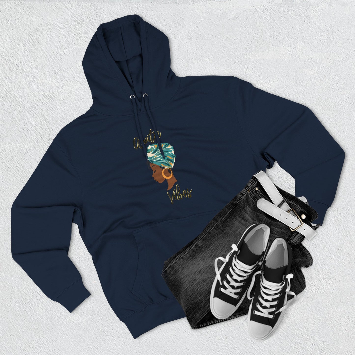 Auntie Vibes Fleece Hoodie