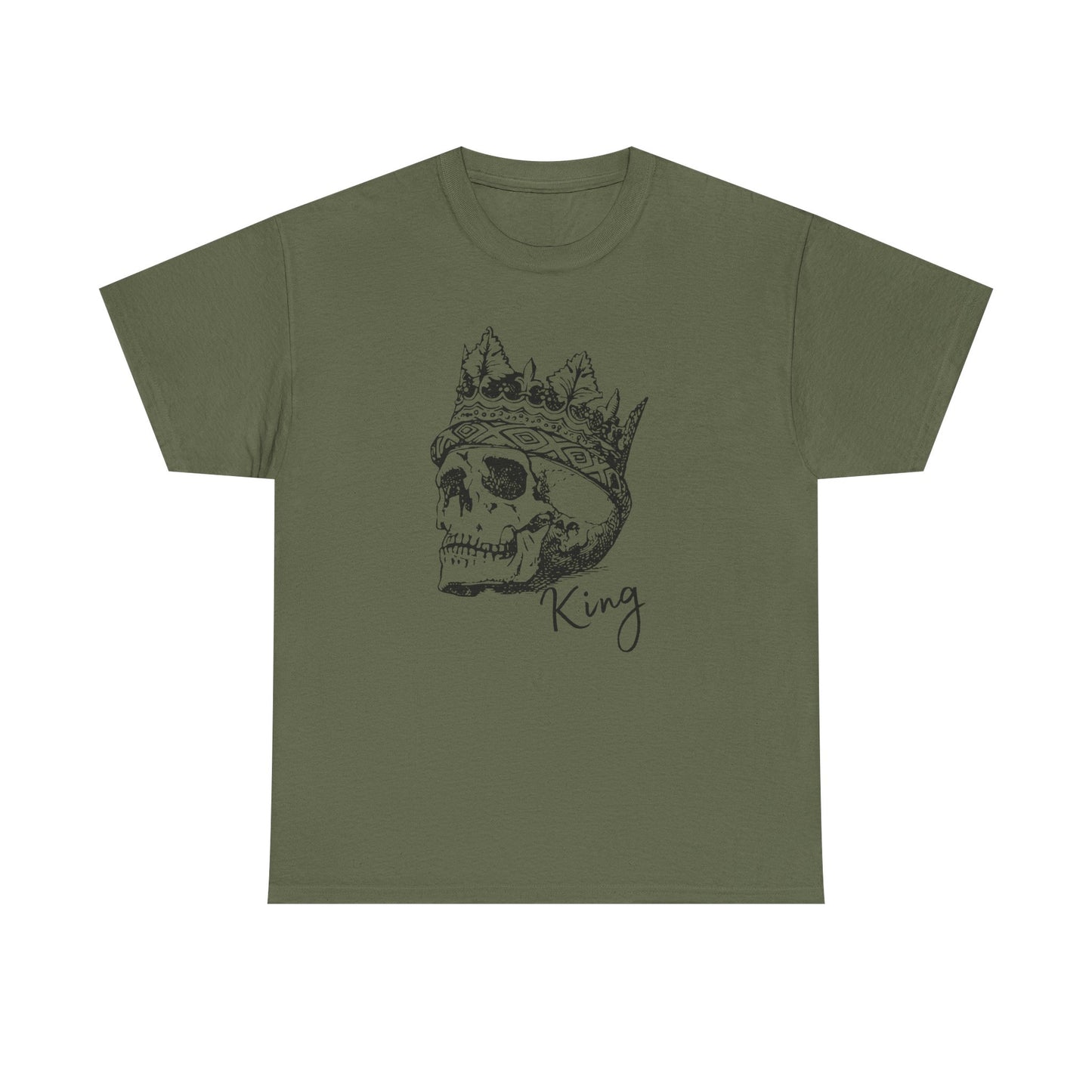 Skull King Graphic Tee - Unisex Heavy Cotton T-Shirt