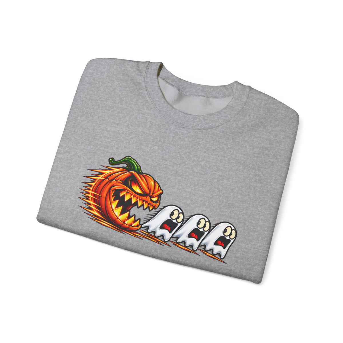 Halloween Pumpkin Chase Crewneck Sweatshirt
