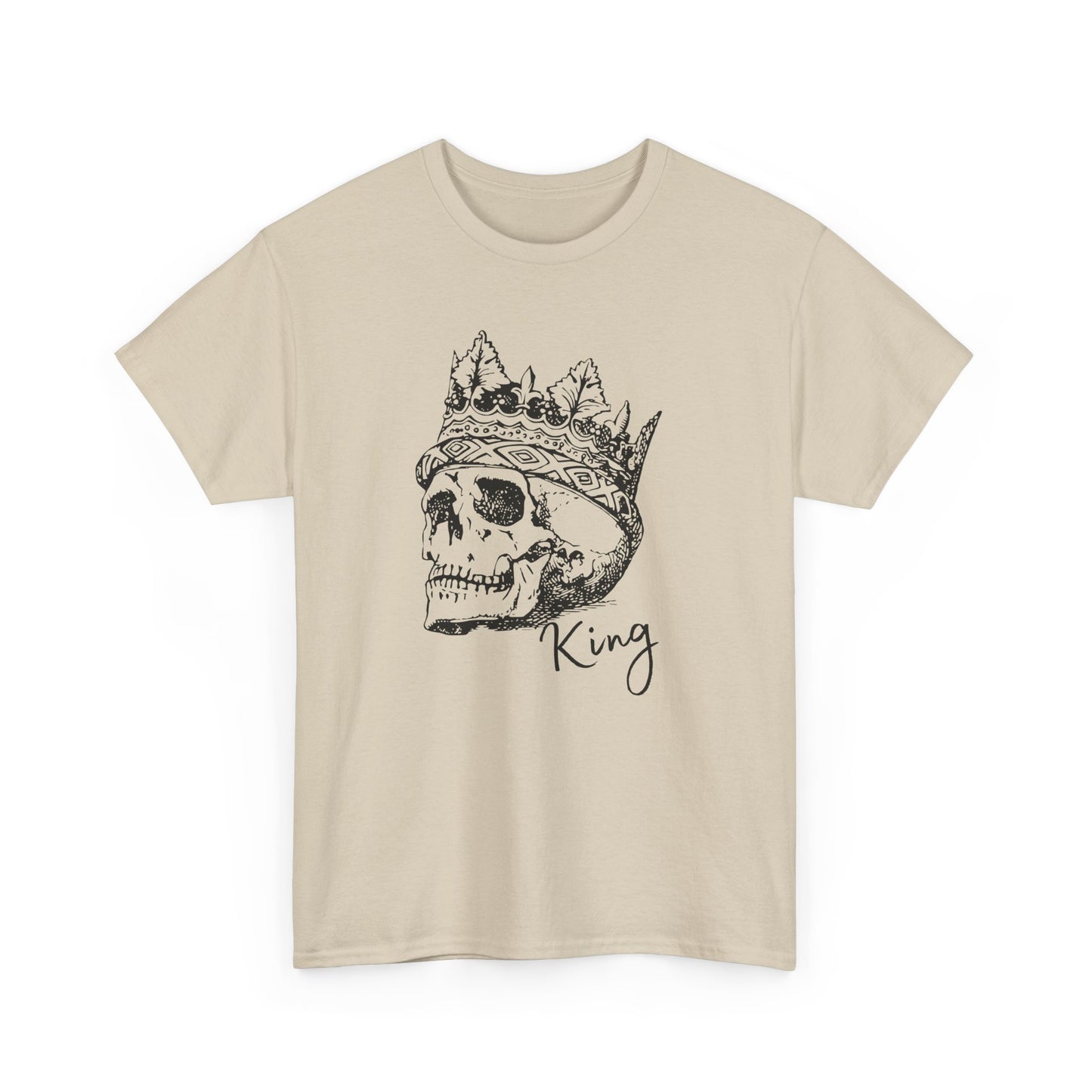 Skull King Graphic Tee - Unisex Heavy Cotton T-Shirt