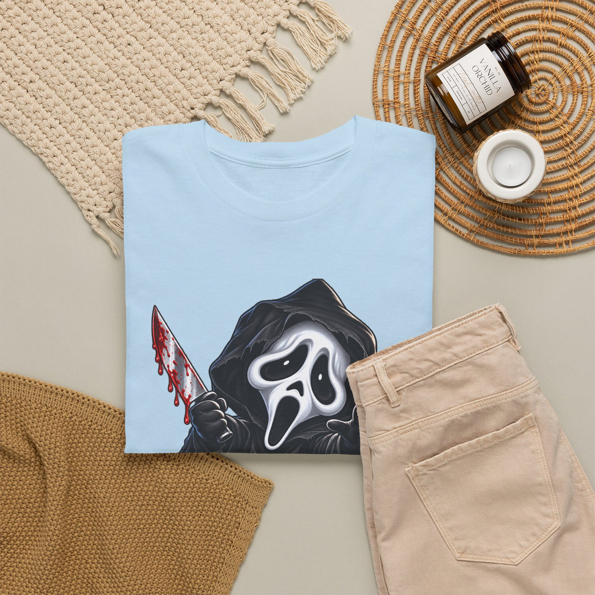 Ghostface Horror Halloween T-Shirt