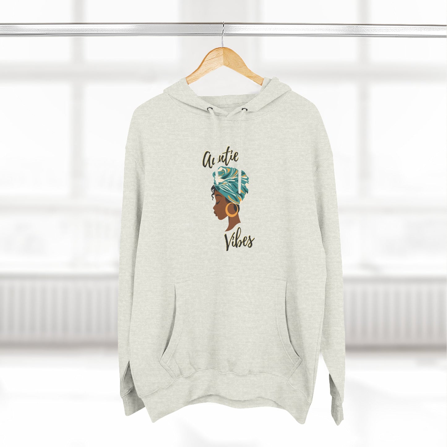 Auntie Vibes Fleece Hoodie