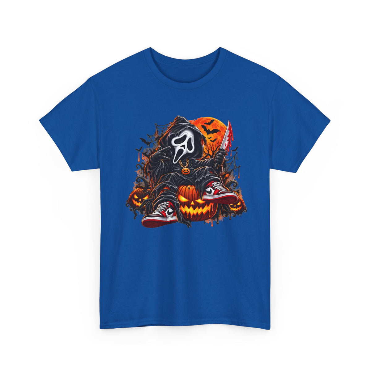 Halloween Ghostface Pumpkin Horror T-Shirt
